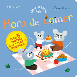 Portada del libro habla conmigo - HORA DE COMER de Elisa Ferro