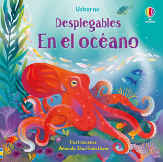 Portada del libro desplegables - EN EL OCEANO de Lizzie Cope