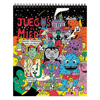 JUEGOS DE MIEDO - DIBUJOS Y TRAVESURAS PARA COLOREAR