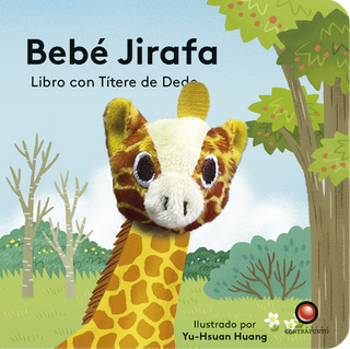 libro con titere de dedo - BEBE JIRAFA