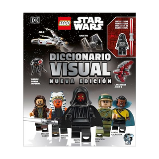 Portada del libro Lego® Star Wars Diccionario Visual. Nueva Edición: Incluye una Minifigura Exclusiva de Darth Maul de DK