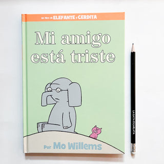 Elefante y cerdita mi amigo está triste