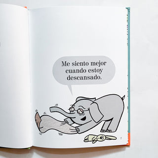 Elefante y cerdita dormiré la siesta