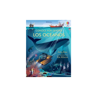 Portada del libro conoce por dentro - LOS OCEANOS de Emily Bone