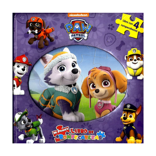 Portada del libro Nick Paw Patrol niñas. Mi primer libro de rompecabezas de Nickelodeon