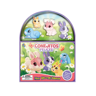 Portada del libro CONEJITOS MINI DIVERTILIBROS de Aa.Vv.