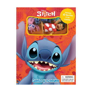 Portada del libro CUENTOS Y AVENTURAS - DISNEY STITCH de Phidal Publishing