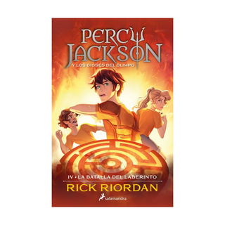 Portada del libro Batalla del Laberinto (Percy Jackson 4) de Rick Riordan