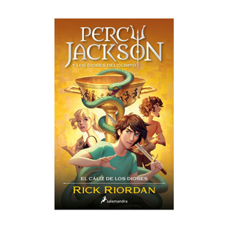 Portada del libro Percy Jackson y el cáliz de los dioses (Percy Jackson y los dioses del Olimpo 6) de Rick Riordan