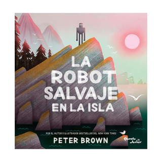 Portada del libro La robot salvaje en la isla de Brown, Peter
