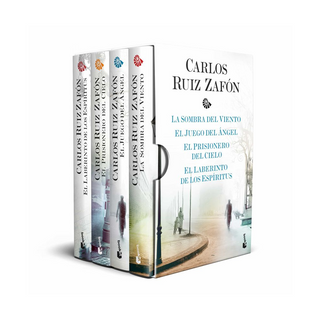 Portada del libro Estuche Tetralogía La Sombra del Viento de Carlos Ruiz Zafón
