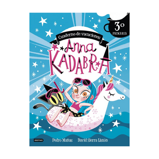Portada del libro Anna Kadabra. Cuaderno de vacaciones. 3º de primaria de Pedro Mañas
