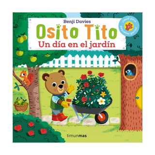 Portada del libro Osito Tito. Un día en el jardín de Davies. Benji