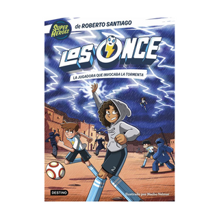 Portada del libro Los Once 9. La Jugadora que Invocaba la Tormenta de Roberto Santiago; Eduardo De Los Santos Molina