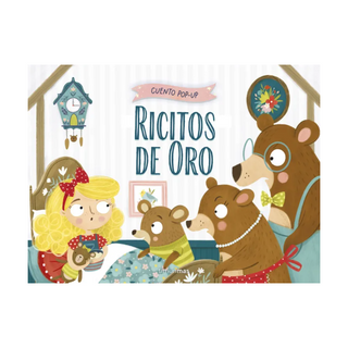 Portada del libro Ricitos de Oro. Cuento pop-up de Samara Hardy