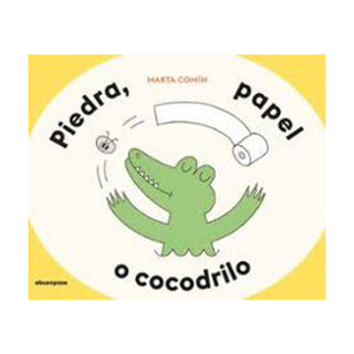Portada del libro Piedra, papel o cocodrilo de Marta Comín;Marta Comín
