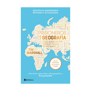 Portada del libro Prisioneros de la geografía (Nueva edición revisad de Tim Marshall