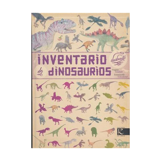 Portada del libro Inventario Ilustrado de Dinosaurios de Aladjidi, Virginie