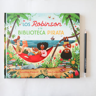 Los Robinson y la biblioteca pirata