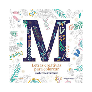 Letras creativas para colorear. Un abecedario hermoso