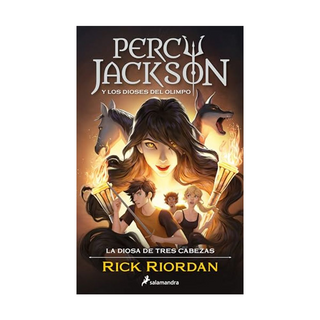 Portada del libro Percy Jackson y la Diosa de Tres Cabezas de Rick Riordan