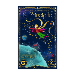 Portada del libro El Principito (edición ilustrada y animada por MinaLima) de Antoine de Saint-Exupéry
