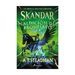 Portada del libro SKANDAR Y LA MALDICION DEL ESQUELETO de STEADMAN, A. F.