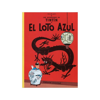 Portada del libro LAS AVENTURAS DE TINTIN EL LOTO AZUL   9788426114181 de Hergé