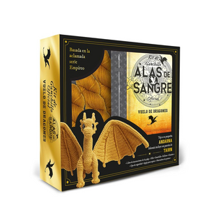 Portada del libro Kit de ganchillo Alas de Sangre. Vuelo de dragones de AA. VV.