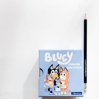 Bluey pequeña biblioteca