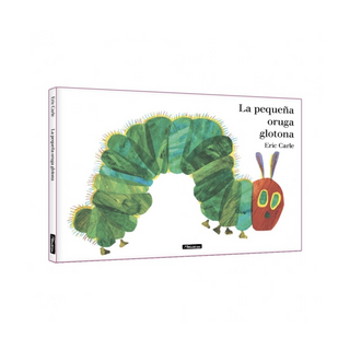 Portada del libro LA PEQUEÑA ORUGA GLOTONA. ÁLBUM ILUSTRADO de ERIC CARLE