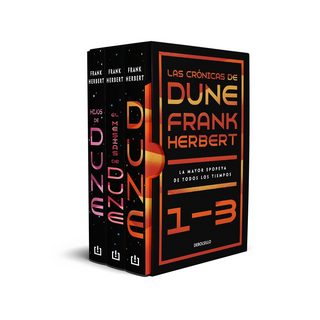 Portada del libro DUNE (ESTUCHE TRILOGIA) de Herbert, Frank