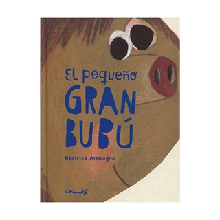 Portada del libro El Pequeño Gran Bubú de Beatrice Alemagna