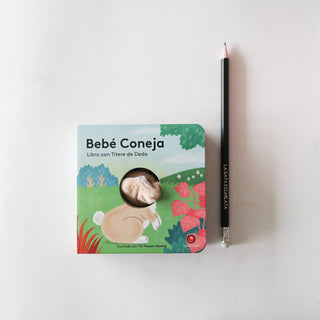 Libro con títere de dedo - Bebé coneja