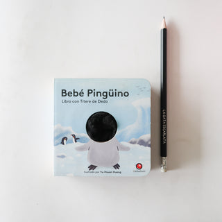 Libro con títere de dedo - Bebé pingüino