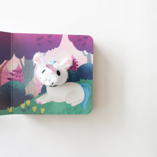 Libro con títere de dedo - Bebé unicornio