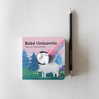 Libro con títere de dedo - Bebé unicornio