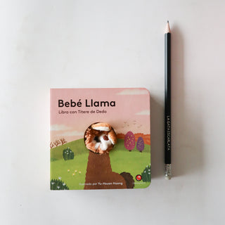 Libro con títere de dedo - Bebé llama