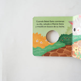 Libro con títere de dedo - Bebé gato