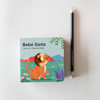 Libro con títere de dedo - Bebé gato