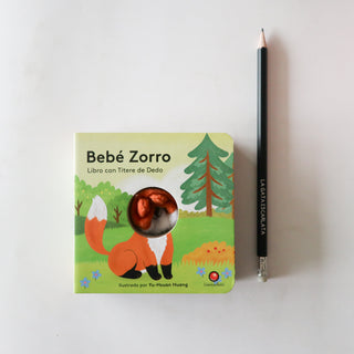 Libro con títere de dedo - Bebé zorro