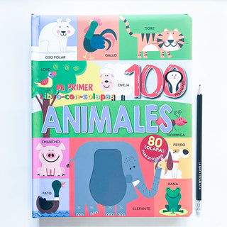 Mi primer libro con solapas - 100 animales