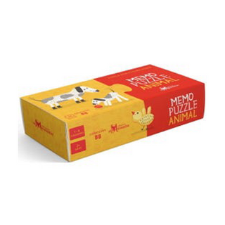 Portada del libro Memo Puzzle Animal de Estrella Ortiz