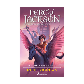 Portada del libro La maldición del Titán (Percy Jackson y los dioses del Olimpo 3) de Rick Riordan