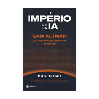 Portada del libro El imperio de la IA de Karen Hao