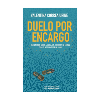 Portada del libro DUELO POR ENCARGO de Valentina Correa Uribe