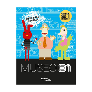 Portada del libro Museo 31 (para pintar) de 31 Minutos