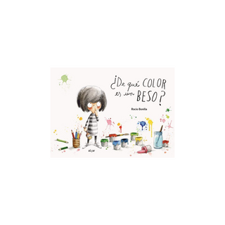 Portada del libro ¿De qué color es un beso? de Rocío Bonilla