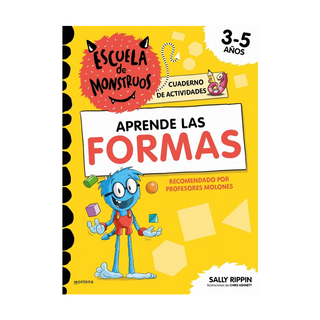 Portada del libro ESCUELA DE MONSTRUOS. CUADERNO DE ACTIVIDADES - APRENDE LAS FORMAS de RIPPIN, SALLY
