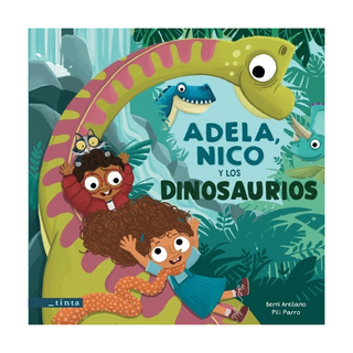 Portada del libro Adela Nico Y Los Dinosaurios de Arellano Risopatrón, Bernardita